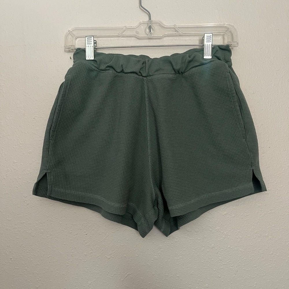 Gymshark Forest Green Athletic Shorts